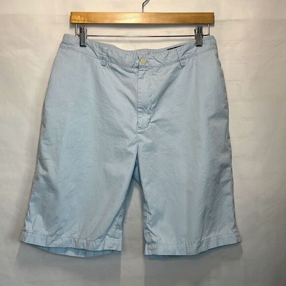 Vineyard vines Mens Baby Blue Club Short Golf Bermuda size 34 Cotton Twill - Picture 1 of 6